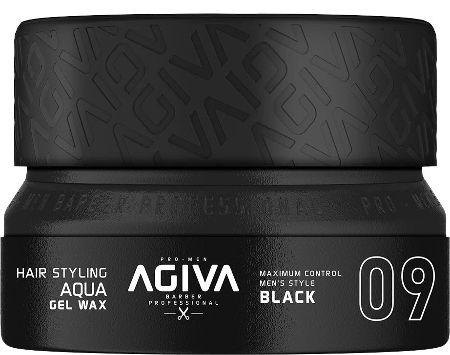 Agiva Styling Hair Gel Wax 155ml - Black o9