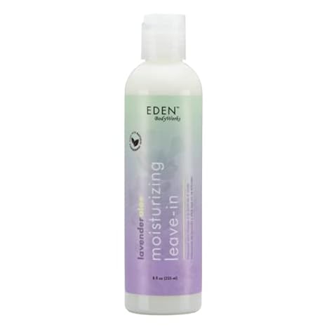 EDEN BodyWorks Lavender Aloe Leave In Conditioner (8 oz) - Moisturize Dry, Damaged Hair - Formulated For All Hair Types