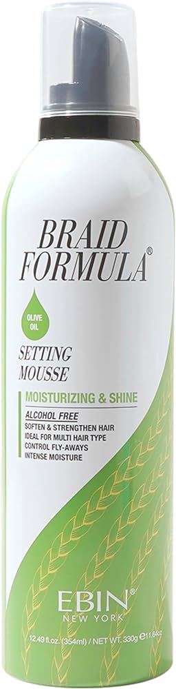 EBIN -  Braid Formula Setting Mousse Olive 254ml