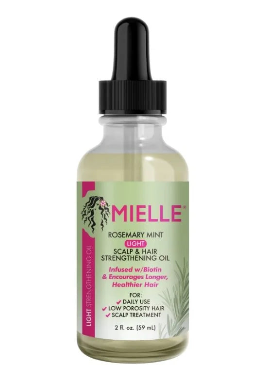 Mielle Organics -  Rosemary Mint Scalp & Hair Strengthening Oil LIGHT 2oz