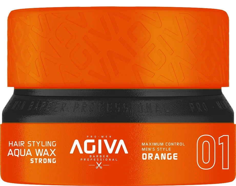 Agiva - Styling Hair Wax Aqua Strong 155ml - Orange #1