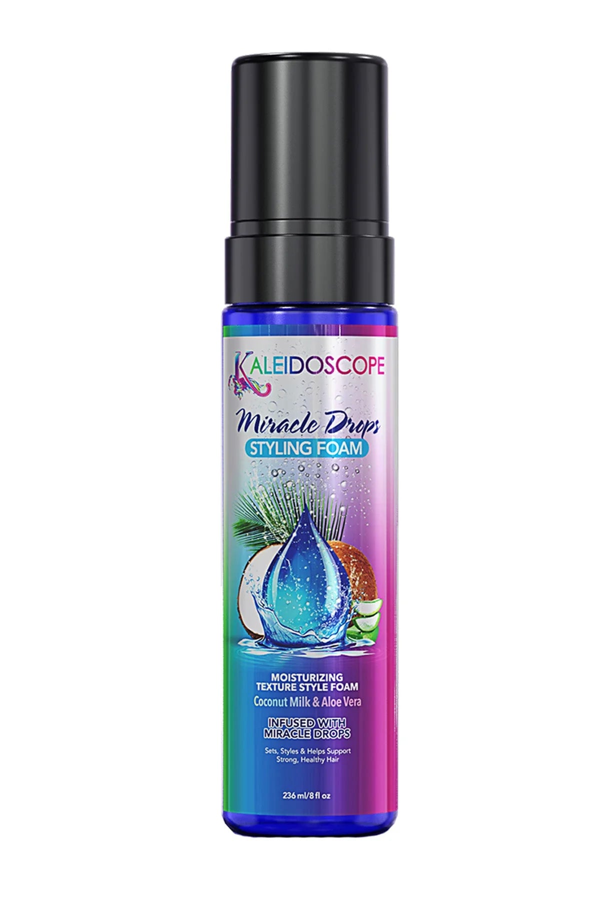 Kaleidoscope Miracle Drops - Moisturizing Texture Style Foam 8oz