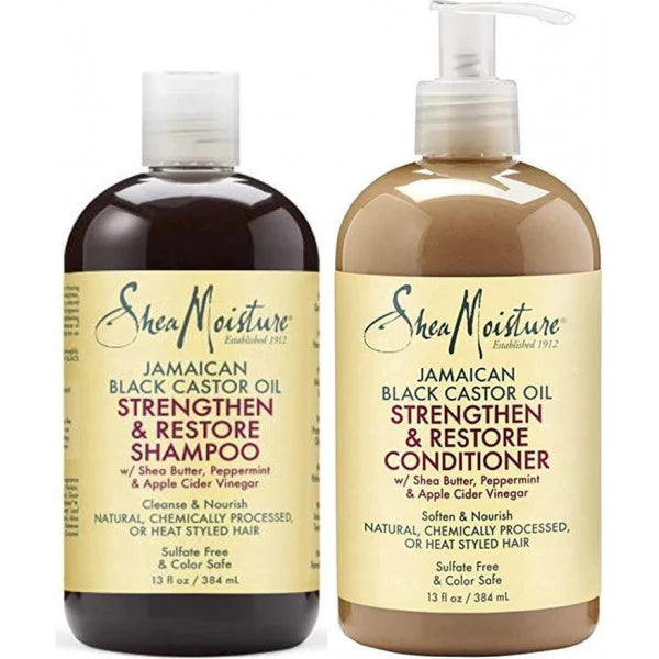 Shea Moisture - Jamaican Black Castor Oil Shampoo & Conditioner Set