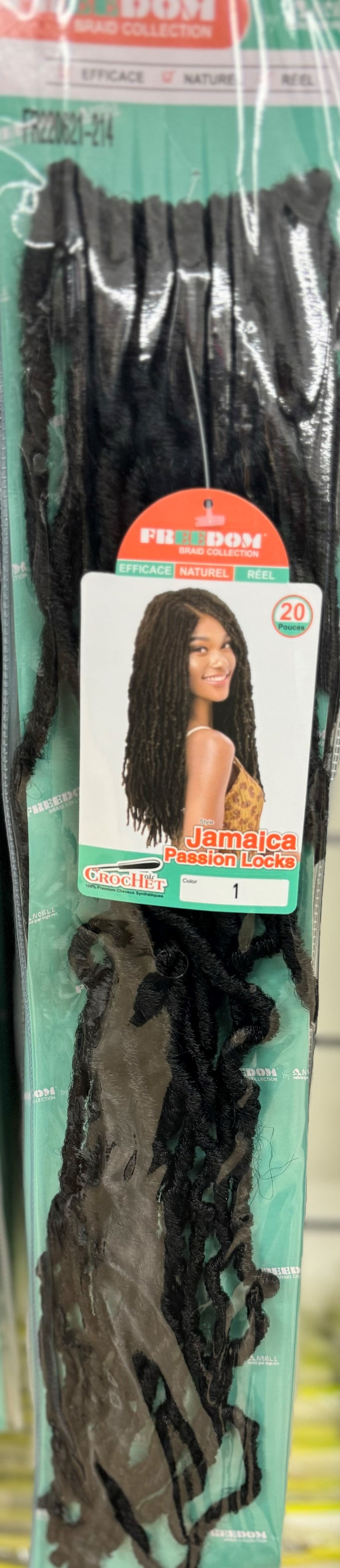 Sleek Crochet Jamaica Passion Locks 20 ” – FREEDOM