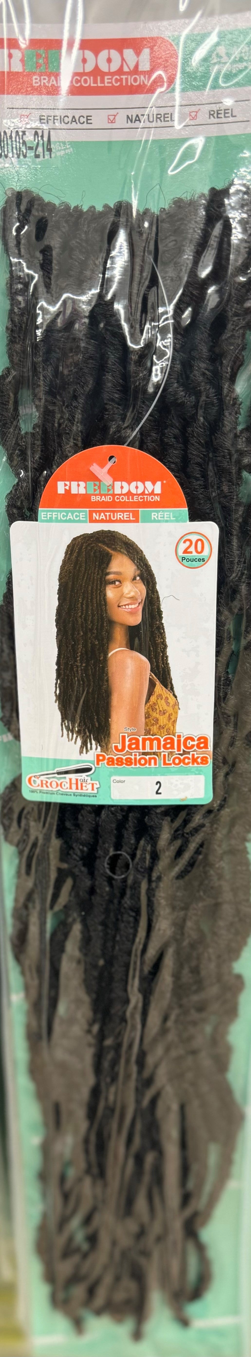 Sleek Crochet Jamaica Passion Locks 20 ” – FREEDOM