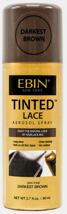 Ebin Tintedlace Spray 80ml - Darkest Brown