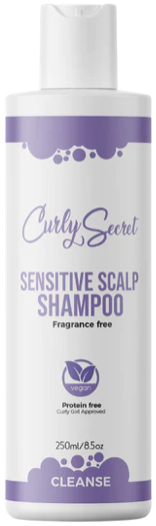 Curly Secret - Sensitive Scalp Shampoo - (Fragrance Free) 250ml