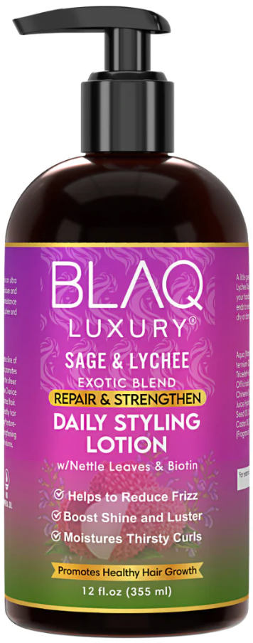 Blaq Luxury - Sage & Lychee Daily Styling Lotion 355ml