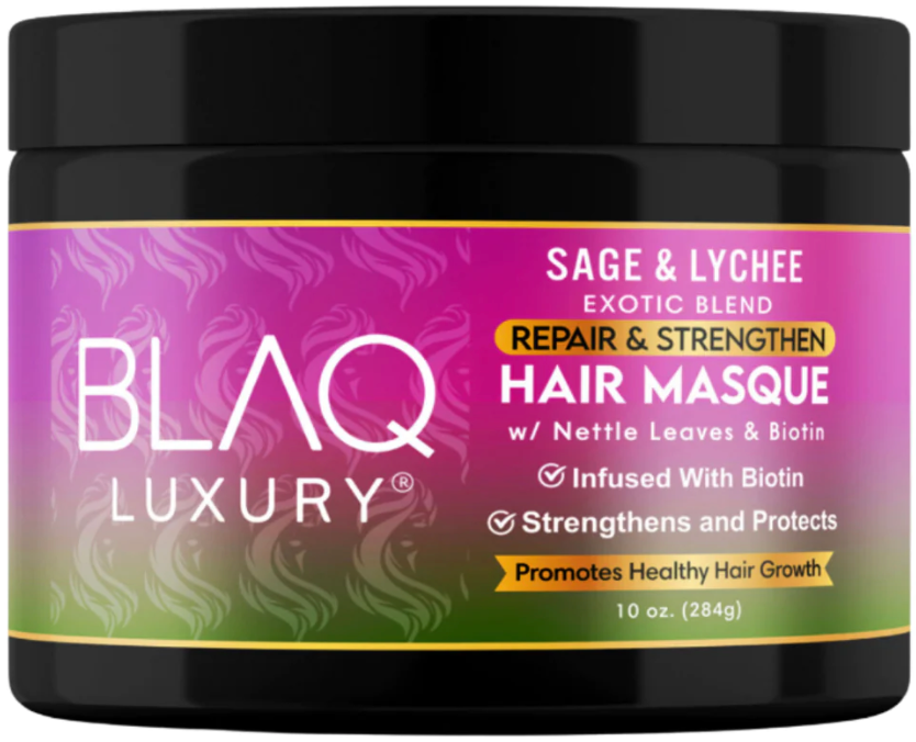 Blaq Luxury - Sage & Lychee Repair and Strengthen Hair Masque 284g