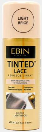 Ebin Tintedlace Spray 80ml - Light Beige