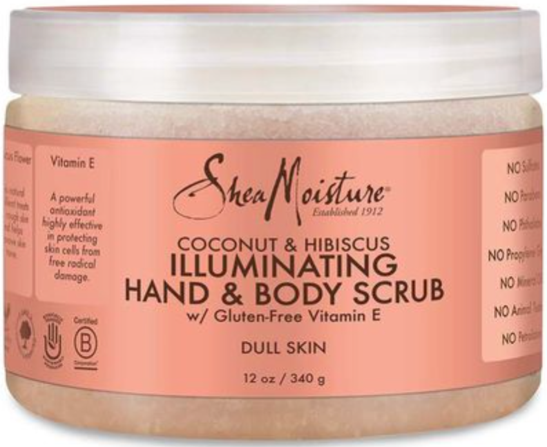 Shea Moisture - Coconut & Hibiscus Hand & Body Scrub 6oz