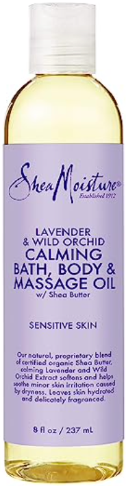 Shea Moisture - Lavender & Wild Orchid Bath, Body & Massage Oil 8.oz