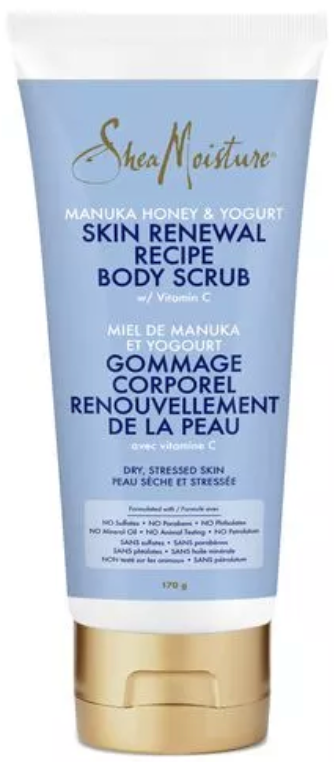 Shea Moisture - Manuka Honey & Yoghurt Skin Renewal Recipe Body Scrub 6oz
