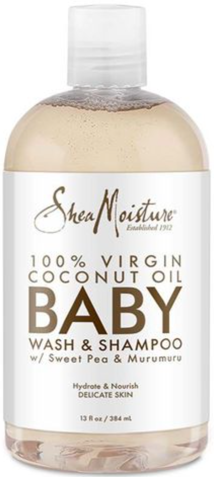 Shea Moisture - 100% Virgin Coconut Oil Baby Wash & Shampoo 12.oz