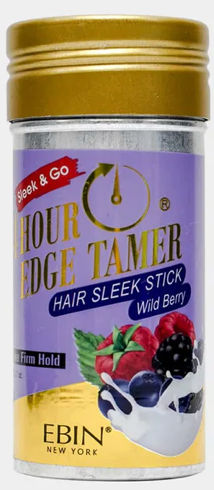 Ebin - 24 HOUR EDGE TAMER SLEEK HAIR WAX STICK - WILD BERRY (2.7OZ)