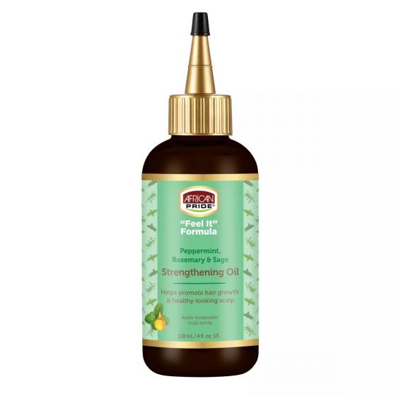 African Pride -  Pepperment & Rosemary Strengthening Oil 4oz.