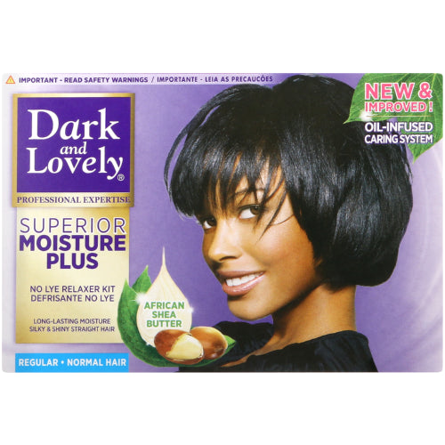 Dark & Lovely Superior Moisture Plus - No Lye Relaxer Kit Regular - Normal Hair
