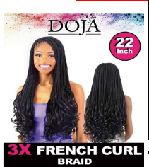 Darbro - Doja 3 X French Curl braid 22 inch