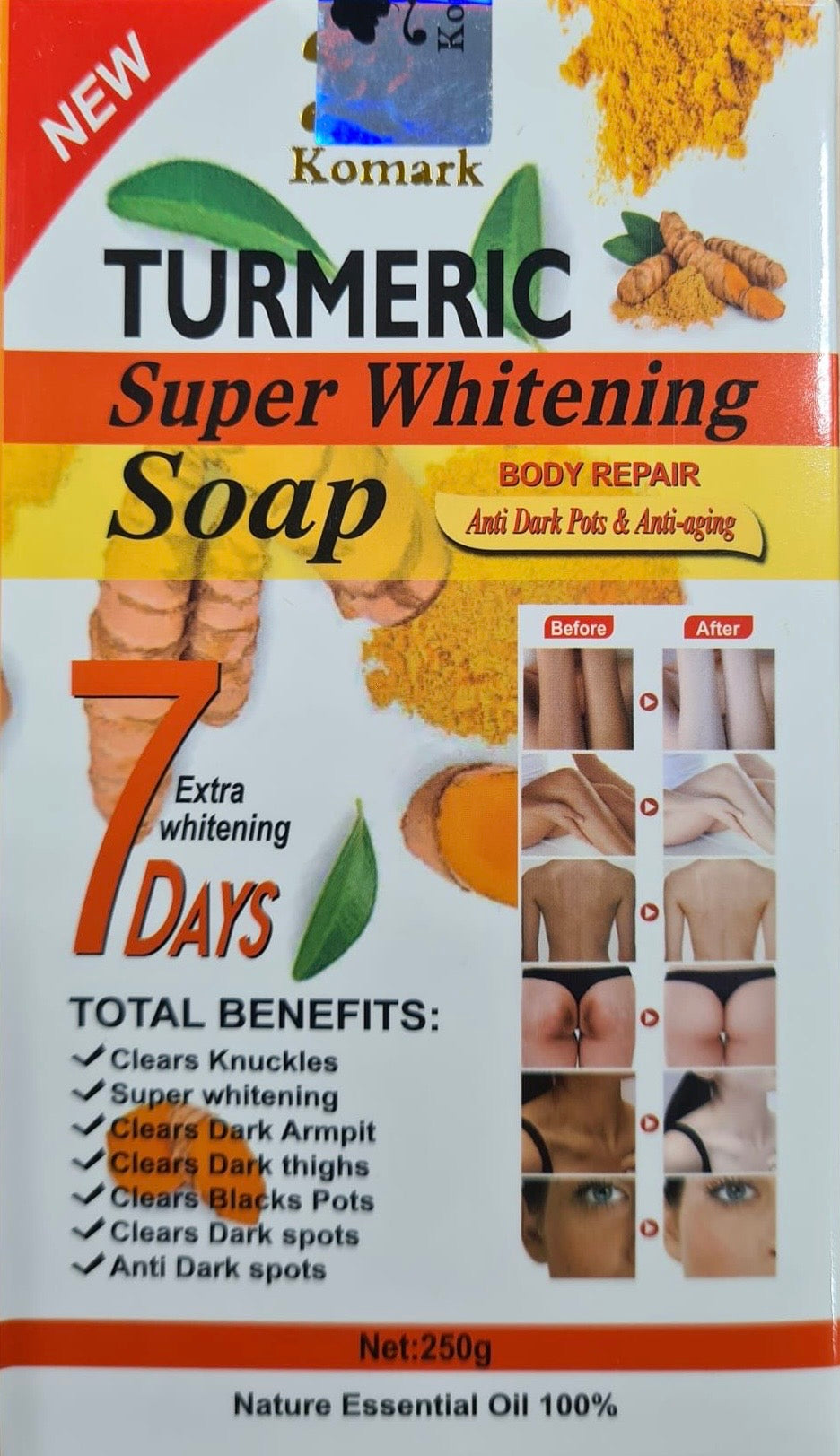 Komark - Tumeric Super Whitening Soap 250g