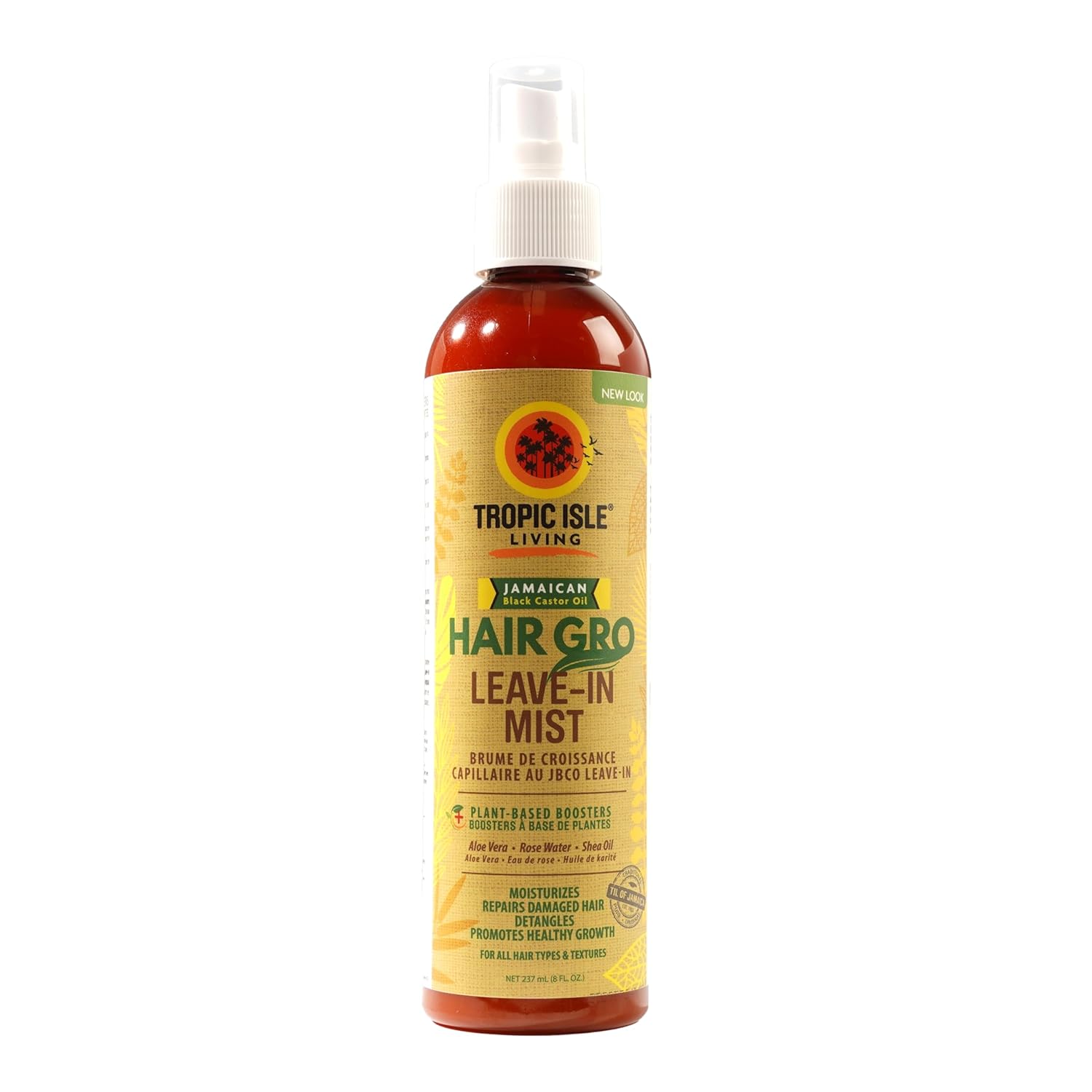 Tropic Isle - HAIR GRO JAMAICAN BLACK CASTOR OIL LEAVE-IN MIST 8OZ