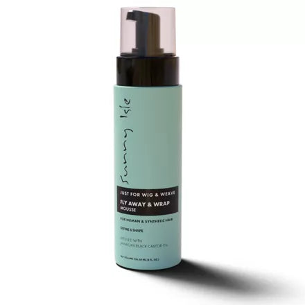 Sunny Isle Just for Wig, Weave, Braid, & Extensions - Fly away & Wrap Mousse 8oz