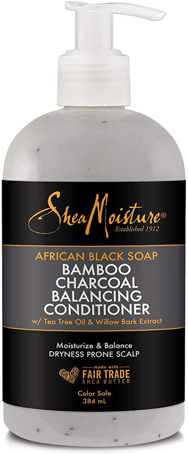 Shea Moisture - African Black Soap Bamboo Charcoal Balancing Conditioner 13oz