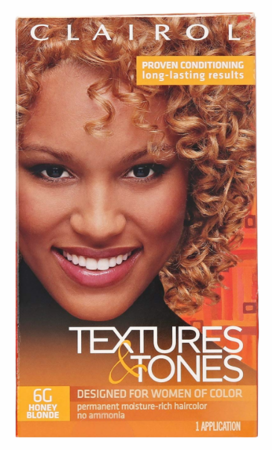 Clairol Textures & Tones Permanent Creme Hair Color 6G Honey Blonde