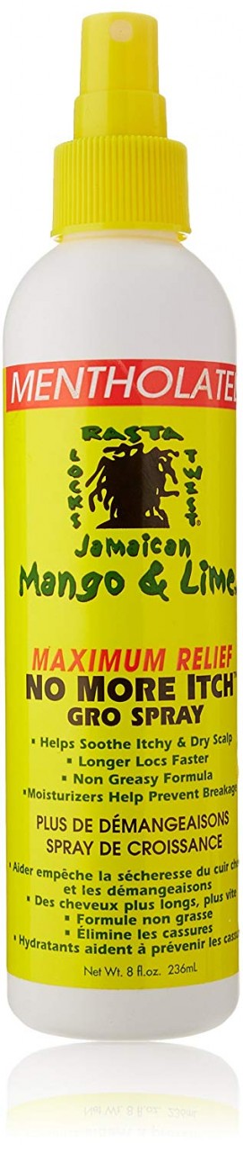 Jamaican Mango & Lime - Mentholated Maximum Relief No More Itch Gro Spray 8oz