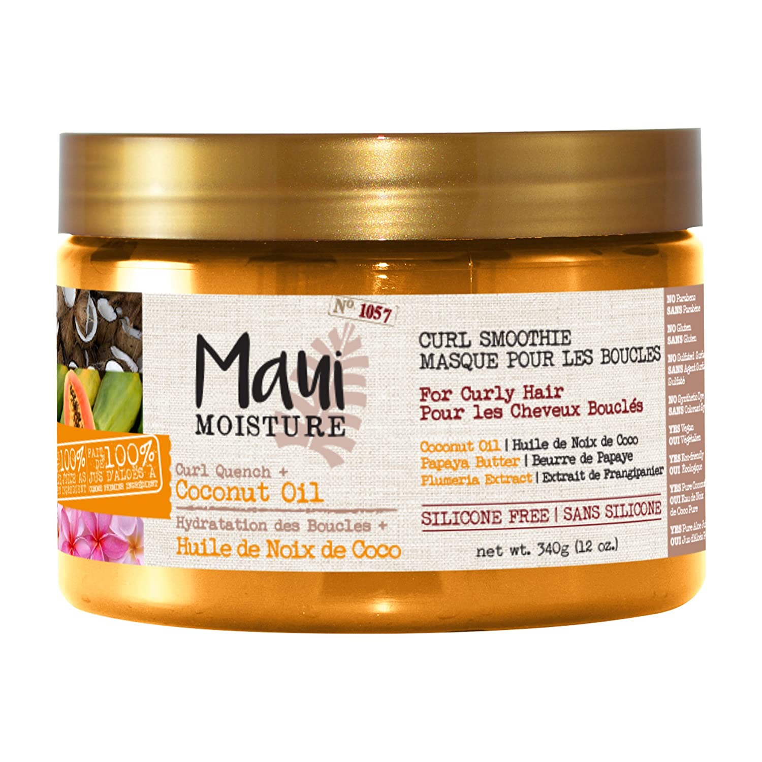 Maui - Moisture Curl Quench Coconut Oil Smoothie 12oz