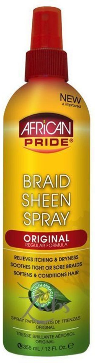 African Pride - Braid Sheen Spray Original 12oz