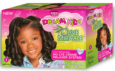 African Pride Dream Kids - Olive Miracle Relaxer Kit (Regular)