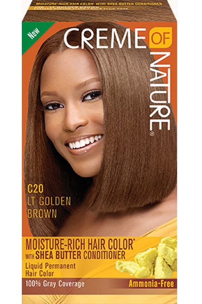 Creme of Nature - Permanent Hair Color Light Golden Brown C20