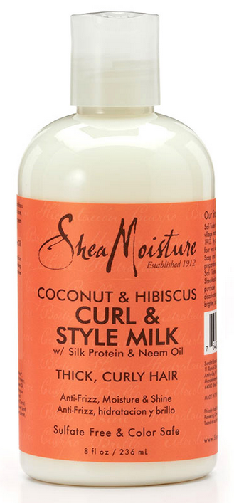 Shea Moisture - Coconut & Hibiscus Curl & Style Milk 8oz
