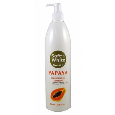 Soft 'N White - Swiss Papaya Lightening Lotion 16.9oz
