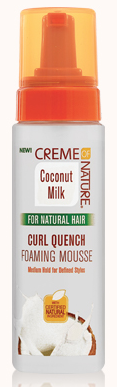 Creme of Nature - Coconut Milk Curl Quench Foaming Mousse 7oz