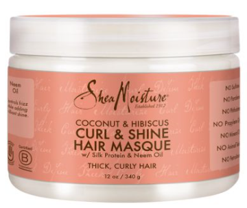 Shea Moisture - Coconut & Hibiscus Curl & Shine Masque 12oz