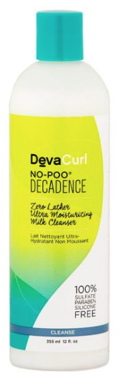 DevaCurl - No-Poo Decadence Zero Lather Ultra Moisturizing Milk Cleanser 12oz