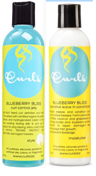 Curls - Blueberry Bliss Leave in Conditioner & Curl Control Jelly — Me ...