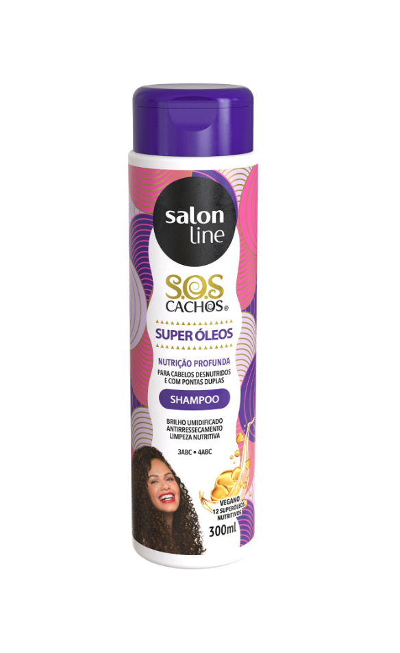 Salon Line - Shampoo SOS Cachos Super Óleos Salon Line 300ml
