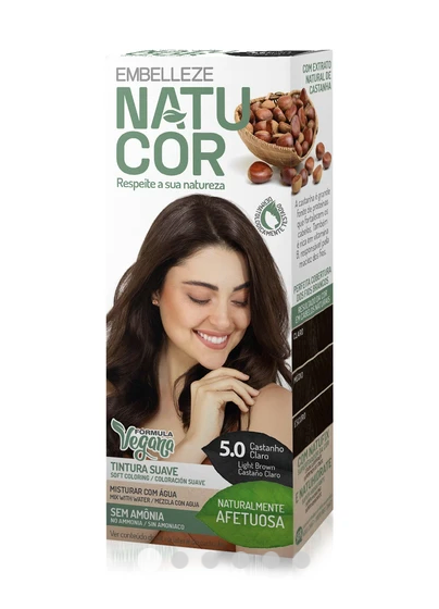 Natucor - Vegan Hair Color Light Brown 5.0