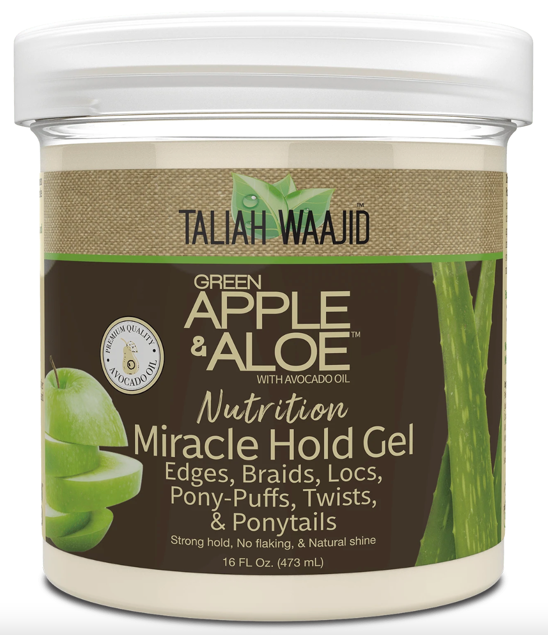 Taliah Waajid - Green Apple & Aloe Nutrition Miracle Hold Gel 473ml