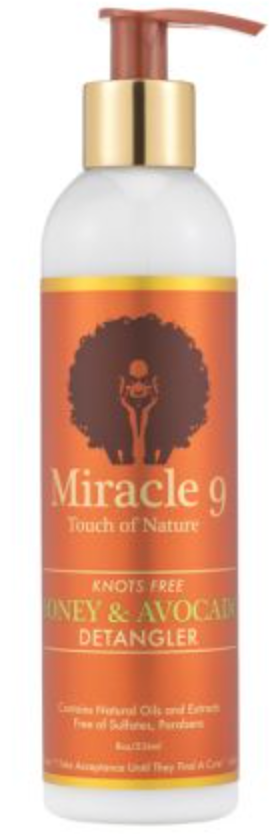 Miracle 9 Knots Free Honey & Avocado Detangler 8oz