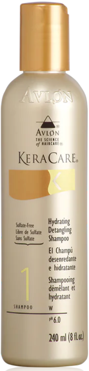 KeraCare - Hydrating Detangling Shampoo (Sulfate-Free) 8oz
