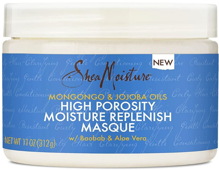 Shea Moisture High Porosity Moisture Seal Masque, Mongongo & Hemp Seed Oils 12 oz