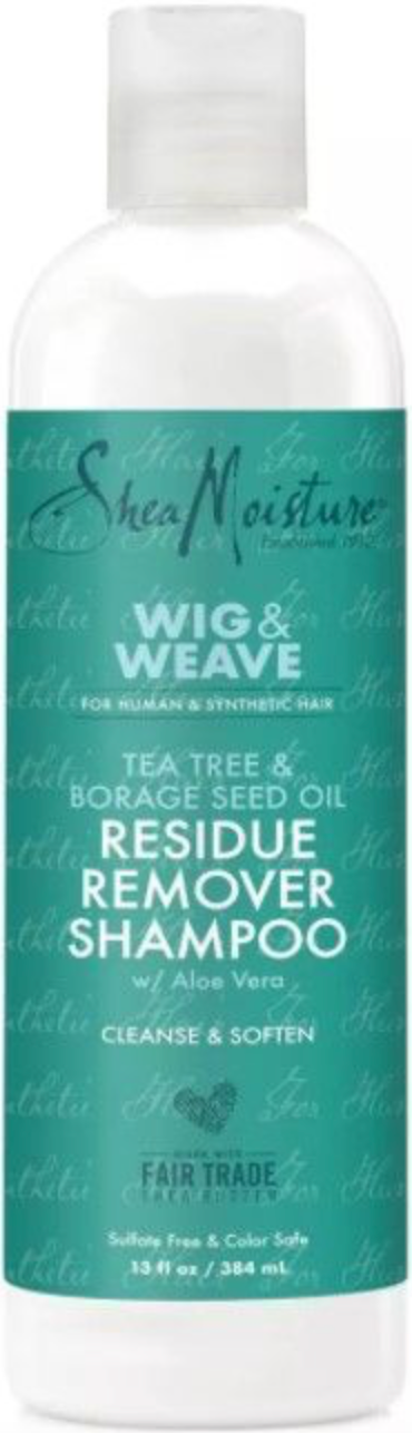 Shea Moisture Wig & Weave Tea Tree & Borage Seed Oil Residue Remover Shampoo 13 oz