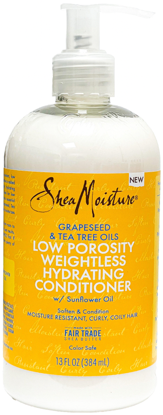 Shea Moisture - Grapeseed & Tea Tree Oils Low Porosity Weightless Hydrating Conditioner 384ml
