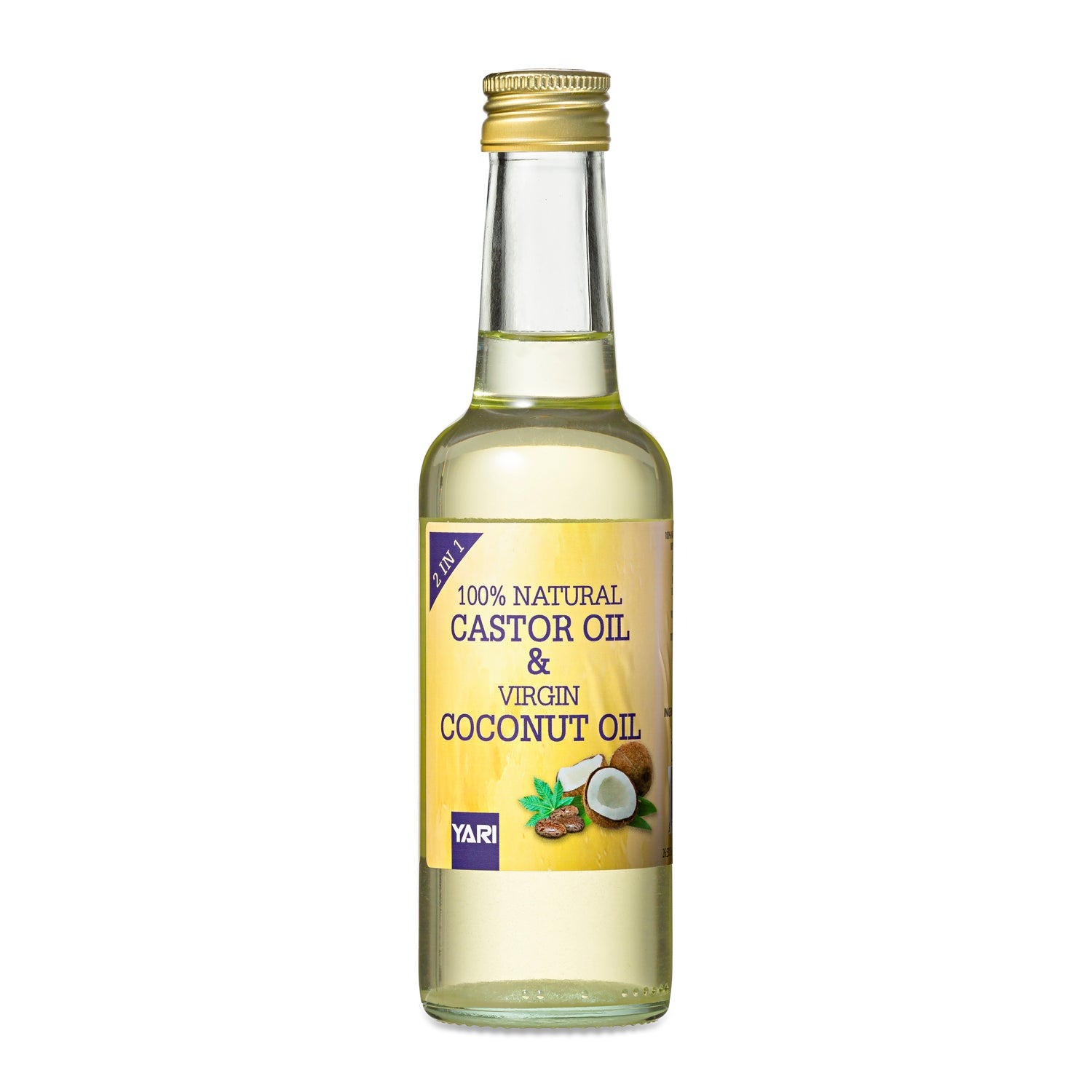 Yari - 100% Natural Castor & Virgin Coconut Oil 250ml