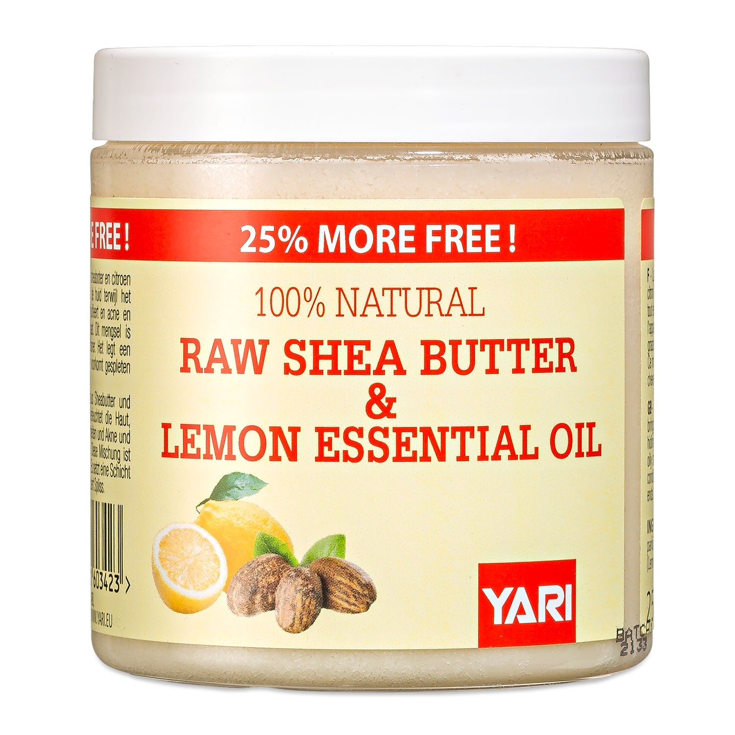 Yari - 100% Raw Shea Butter & Lemon Oil 250ml