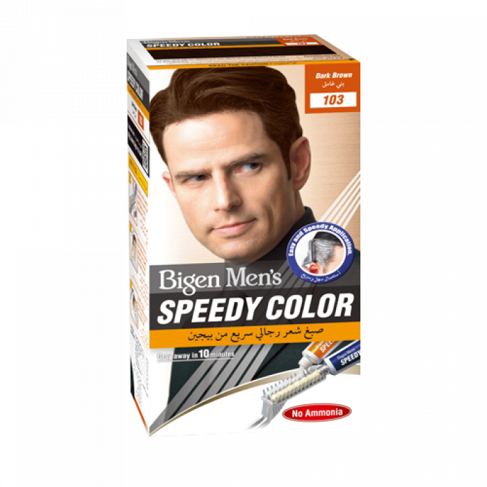 Bigen Men's Speedy Colour 103 Dark Brown