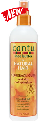 Cantu - Shea Butter Comeback Curl Next Day Curl Revitalizer 12oz